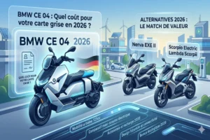 BMW CE 04 : Quel coût pour votre carte grise en 2026 ?